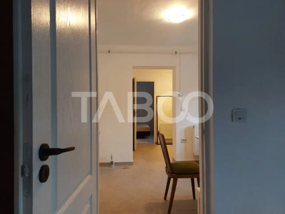 Apartament renovat 2 camere 40 mp 130 mp gradina Cisnadie