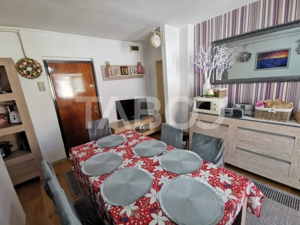 Apartament mobilat utilat cu 2 camere in zona Mihai Viteazul din Sibiu