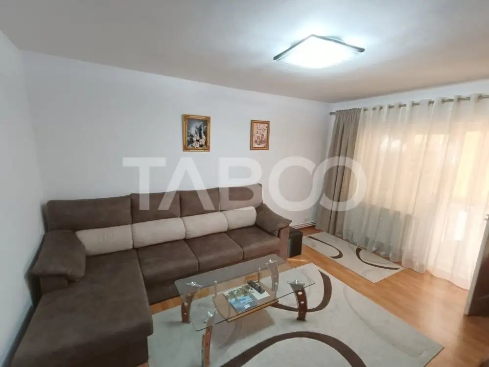 Apartament decomandat 4 camere 77mp utili mobilat utilat pivnita Sebes