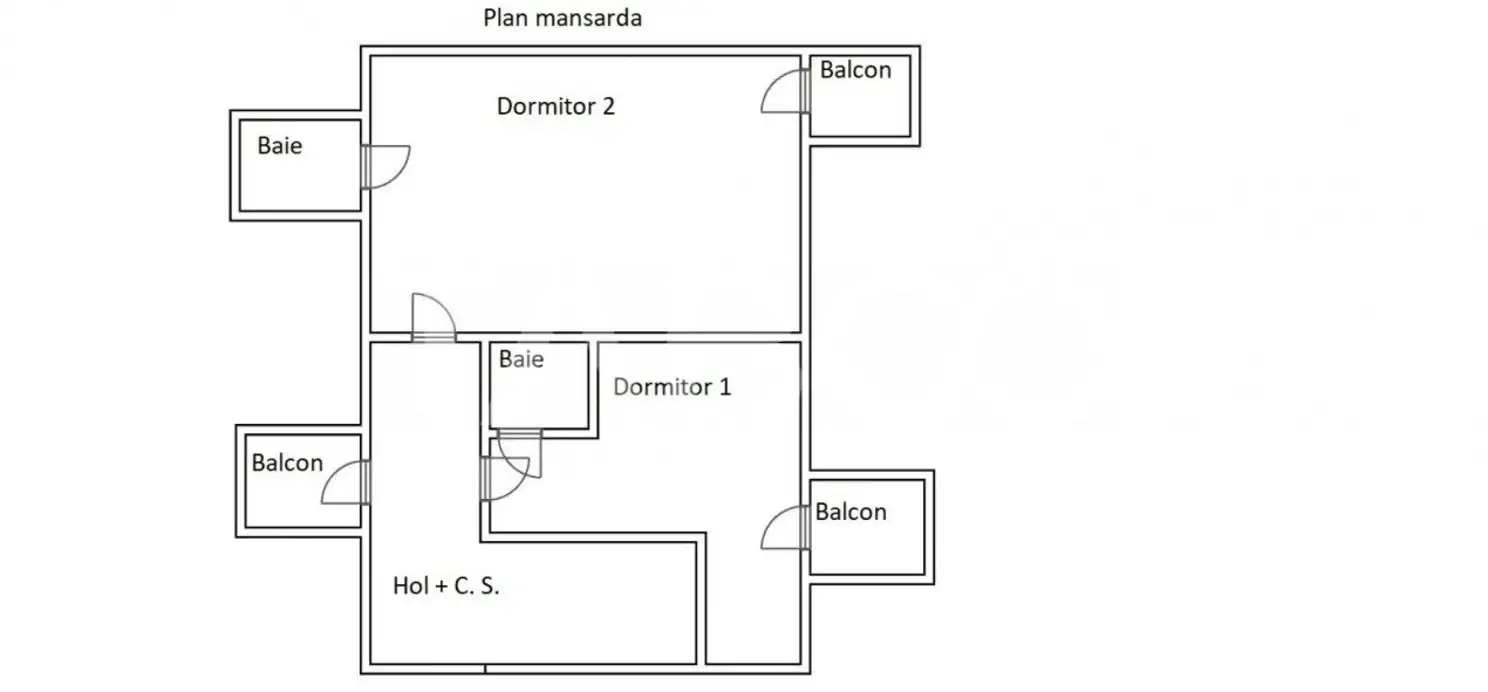 Apartament de vanzare 3 camere 98 mpu 3 bai 5 balcoane loc de parcare