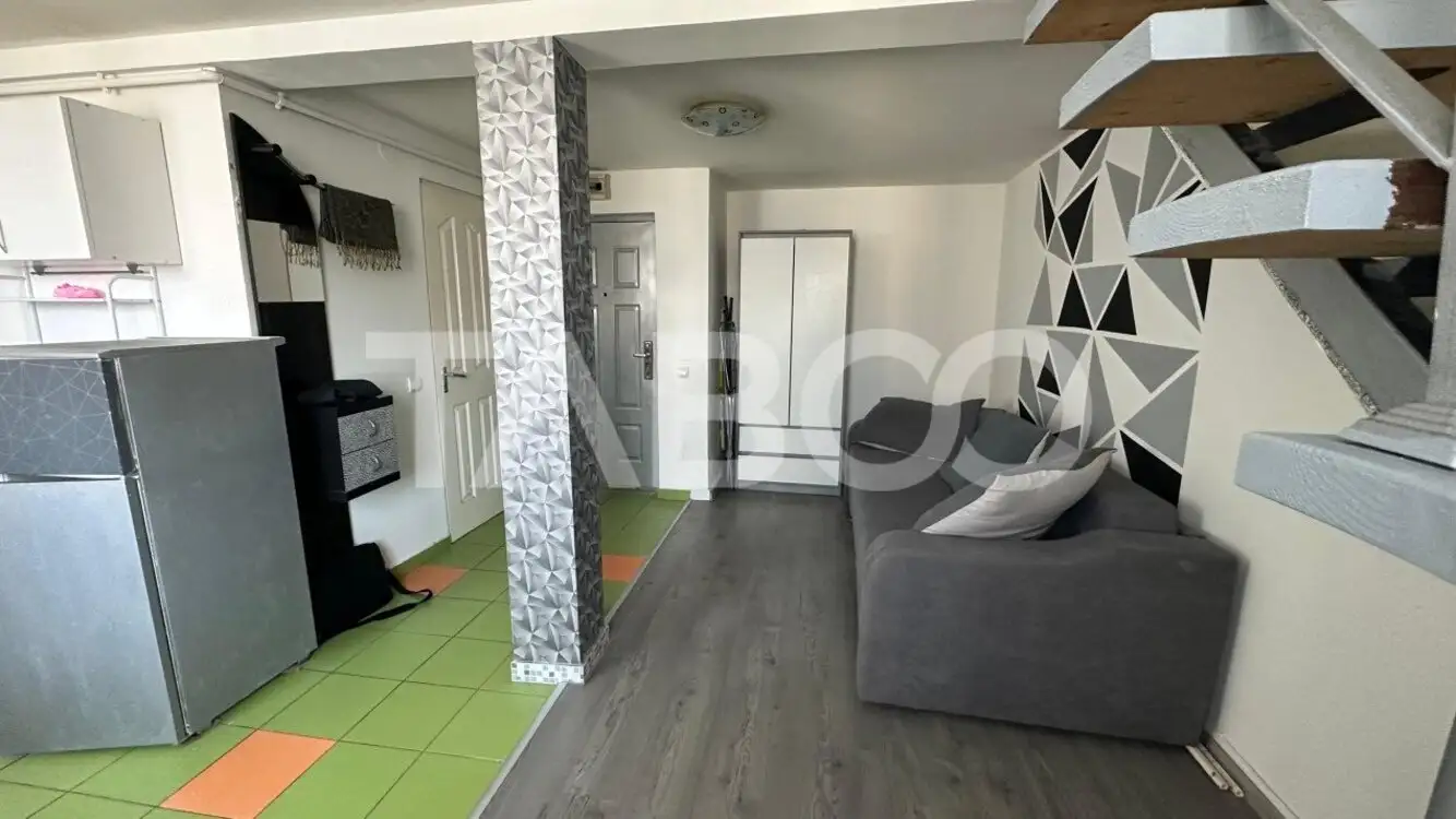 Apartament zona Vasile Aaron Sibiu 51 mpu mobilat utilat 