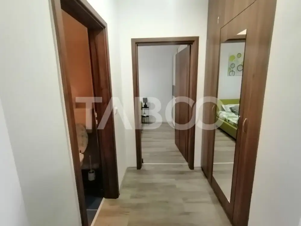 Apartament 2 camere de vanzare mobilat parcare balcon Selimbar Sibiu