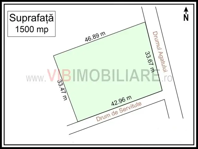 Imagine principală pentru Baneasa - Drumul Agatului, teren intravilan, suprafata 1.700 mp