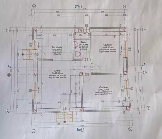 Vila singulara pe parter  3 camere Bragadiru Parc 