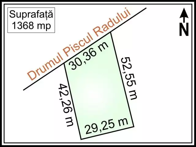 Baneasa - Sisesti, Regimentului, teren intravilan, suprafata 1.368 mp