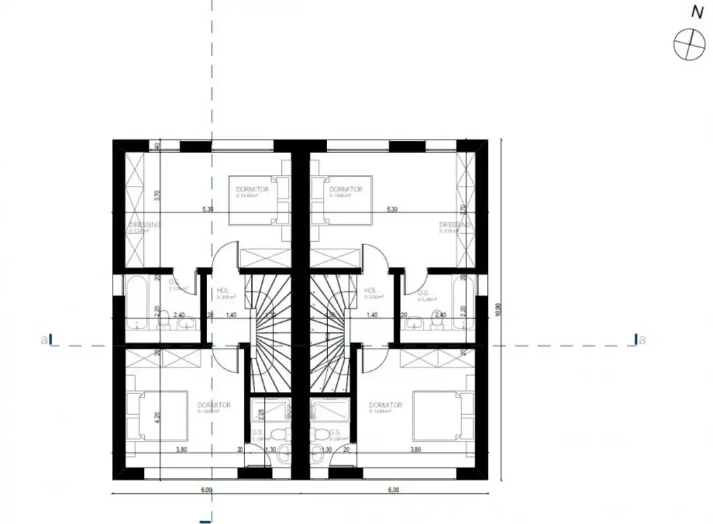 Proiect nou! Casa tip duplex | Garaj | Borhanci | Zona Romul Ladea