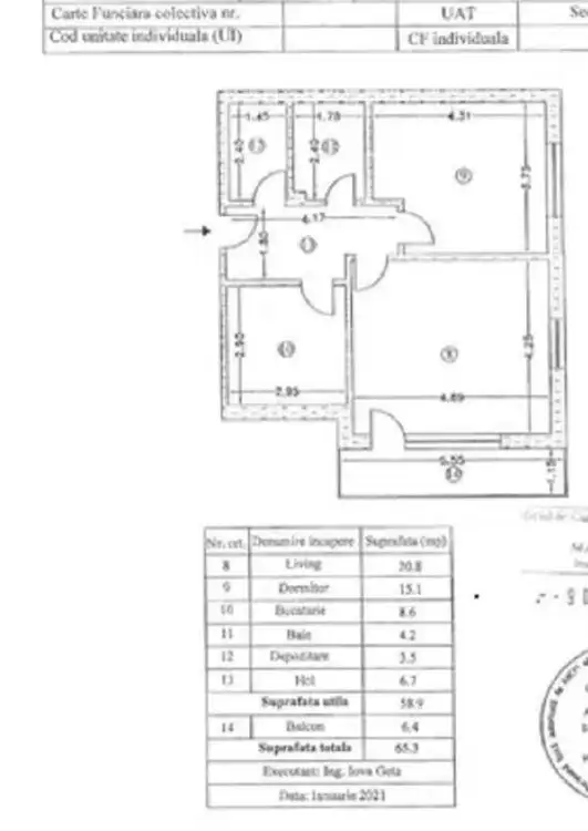 Sisesti, 2 Cocosi, 2 camere mobilat lux langa Metrou Straulesti