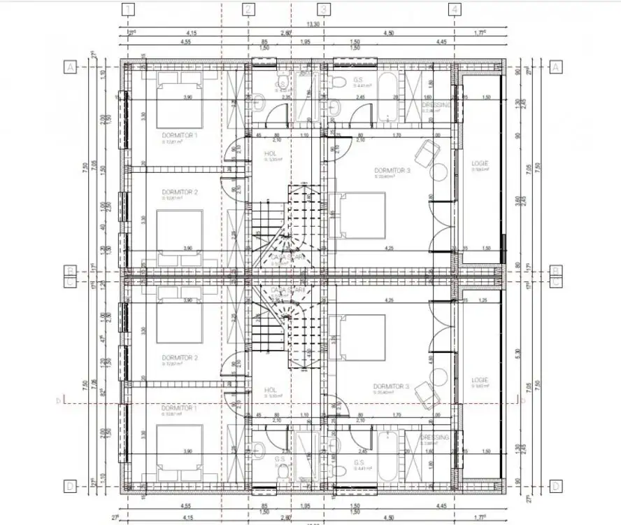 Proiect nou! Casa tip duplex | 2 garaje | Borhanci | Zona Romul Ladea