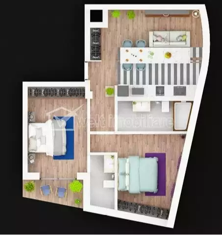 Se vinde apartament, 3 camere in Marasti
