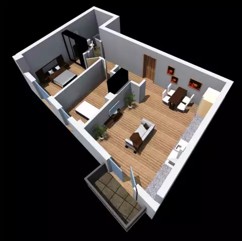 Vanzare apartament 3 camere, proiect nou