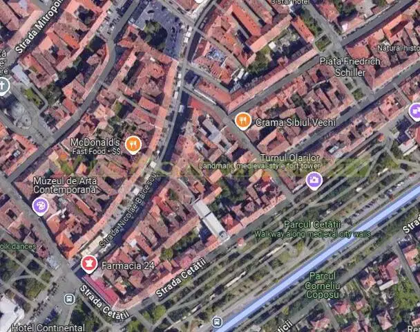 Spatiu comercial 94 mp, inchiriere lunga durata in Sibiu, str Balcescu, Piata Mare. negociabil