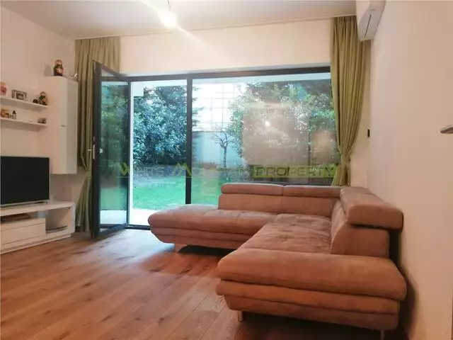 VIDEO Apartament 3 camere, cu gradina privata, inchiriere lunga durata, Baneasa - Herastrau