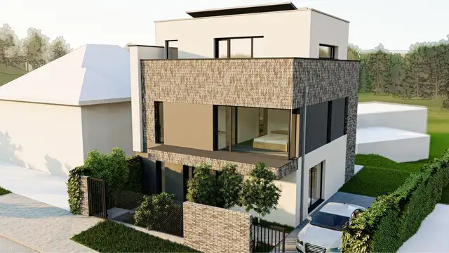 Casa individuala 176mp util | 305mp teren | Front 13m l Dambul Rotund