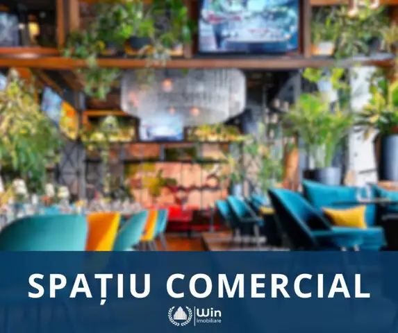 Spatiu comercial 130 mp | Bloc nou | Terasa 200 mp | Buna Ziua