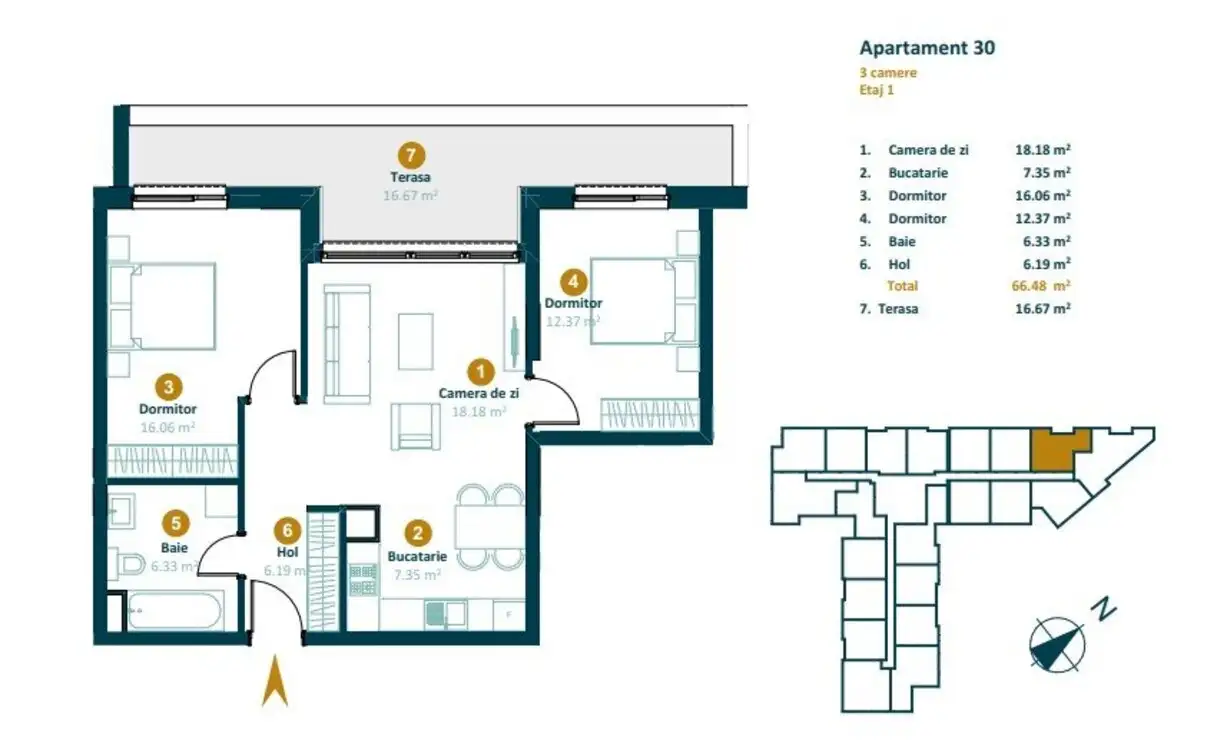 Bloc Nou | Apartamente cu 2, 3 si 4 camere | Cartier Intre Lacuri