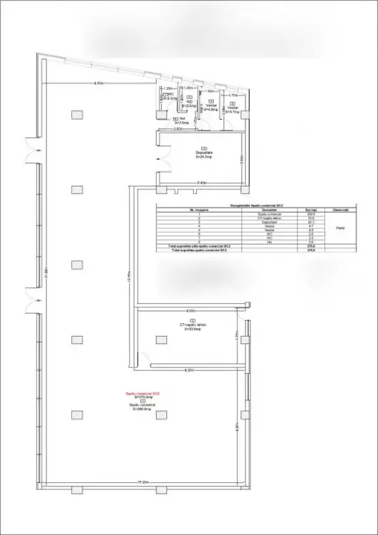 Spatiu comercial | 375.6mp util | Zona strazii Corneliu Coposu 