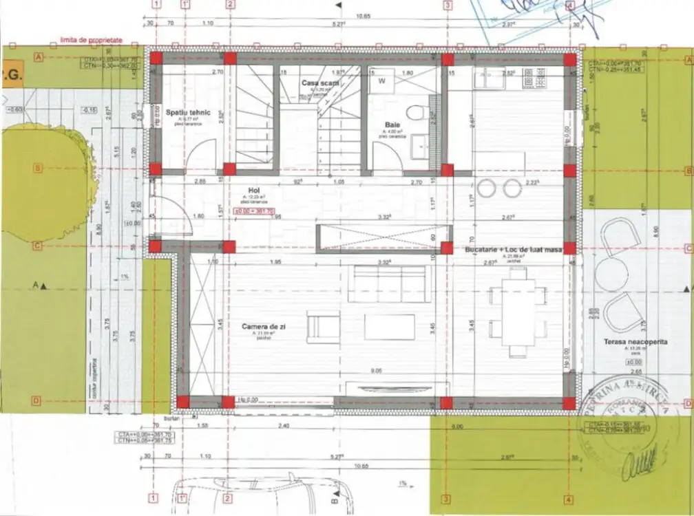 Casa individuala 176mp util | 305mp teren | Front 13m l Dambul Rotund