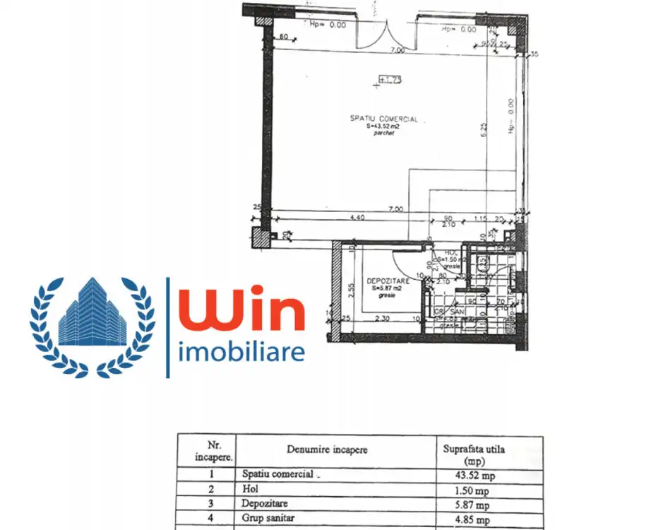 Spatiu Comercial | 55 mp util | Bloc nou | Parcare | Cartier Buna Ziua